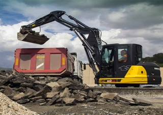 Excavatrice sur chenilles Menzi 100va