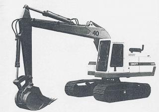 Excavatrice sur chenilles Case 40E
