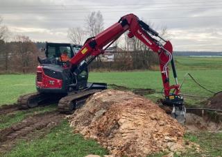 Excavatrice sur chenilles Yanmar B7-6 