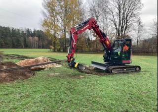 Excavatrice sur chenilles Yanmar B7-6 