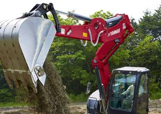 Excavatrice sur chenilles Yanmar B7-6 