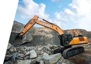 Excavatrice sur chenilles Case CX490D 