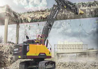 Excavatrice sur chenilles Volvo EC380ENL Straight boom