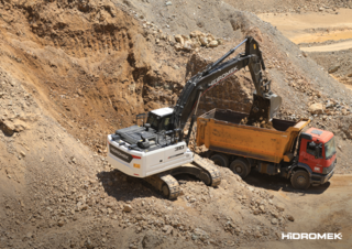 Excavatrice sur chenilles Hidromek HMK 310 LC