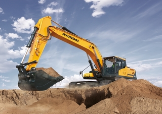 Excavatrice sur chenilles Hyundai HX260AL