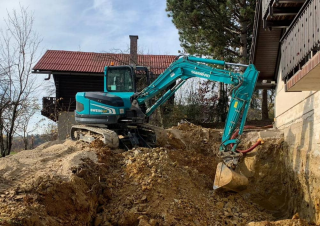 Excavatrice sur chenilles Sunward SWE90UF