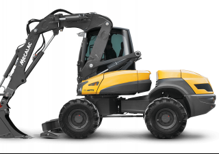 Excavatrice sur pneus Mecalac 12MTX