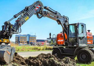 Excavatrice sur pneus Atlas 175 W-SR