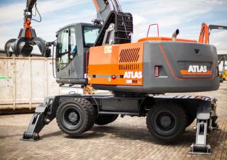 Excavatrice sur pneus Atlas 250 MH