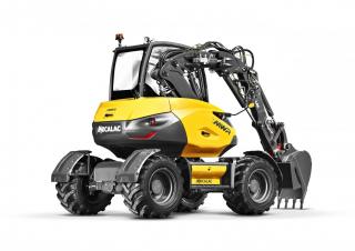 Excavatrice sur pneus Mecalac 7MWR