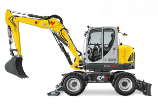 Excavatrice sur pneus Wacker Neuson EW 100
