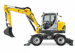 Excavatrice sur pneus Wacker Neuson EW 100
