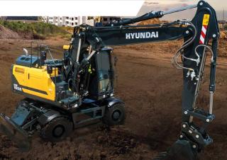Excavatrice sur pneus Hyundai HW160A