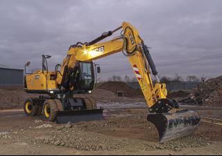 Excavatrice sur pneus JCB JS175W