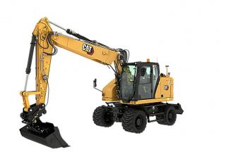 Excavatrice sur pneus Caterpillar M317