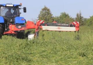 Faucheuse à disque traîné avec conditionneur Kuhn FC 3161 TCD