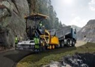 Finisseur d'asphalte sur roues Volvo P6870C ABG