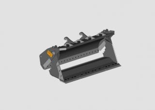 Pièces jointes Godets Godet pour chargeuses sur pneus Werk-Brau QB2WL100-2.00