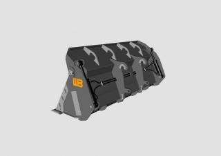 Pièces jointes Godets Godet pour chargeuses sur pneus Werk-Brau QB6WL132-5.00
