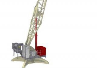 Grues à tour  - tourneur supérieur- flèche épingle TEREX CRANES CDK 100-16