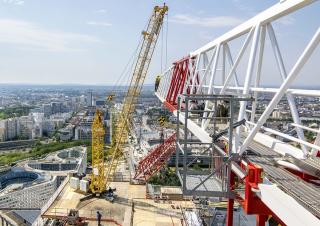 Grues à tour - tourneur supérieur Liebherr 200 DR 5/10 Litronic