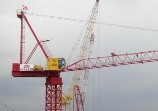Grues à tour  - tourneur supérieur- flèche épingle Kroll K125L