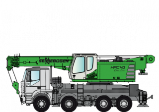 Grues télescopiques  monté sur camion Sennebogen HPC 40