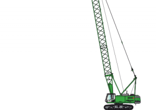 Grues à chenilles - flèche treillis Sennebogen 2200E