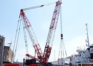 Grues à chenilles - flèche treillis Hitachi Sumitomo 6000SLX