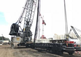 Grues à chenilles - flèche treillis Sennebogen 6140E