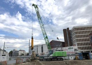 Grues à chenilles - flèche treillis Sennebogen 630E