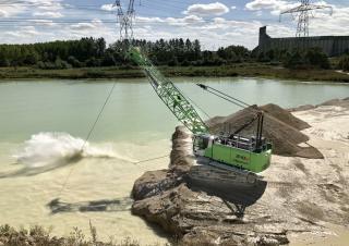 Grues à chenilles - flèche treillis Sennebogen 640E