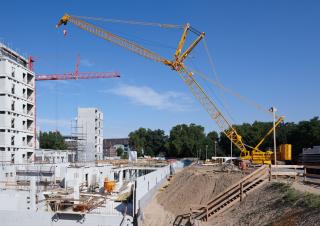 Grues à chenilles - flèche treillis Sennebogen 7700G