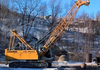 Grues à chenilles - flèche treillis Liebherr HS 8040 HD