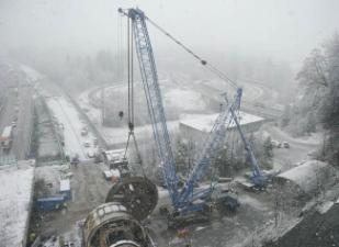 Grues à chenilles - flèche treillis Liebherr LR 1300 SX