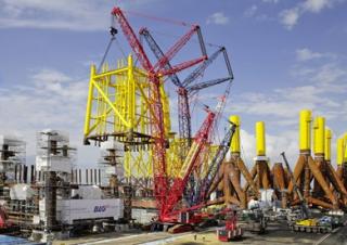 Grues à chenilles - flèche treillis Liebherr LR 1750/2