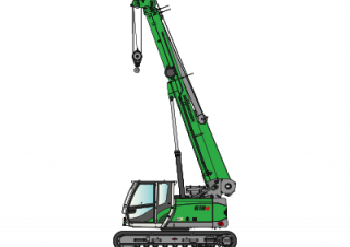 Grues à chenilles téléscopique Sennebogen 613E