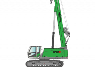 Grues à chenilles téléscopique Sennebogen 643E