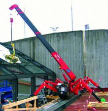 Grues à chenilles téléscopique UNIC URW 095