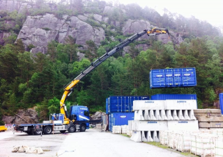 Grues de chargement hydrauliques Effer 955 7S 