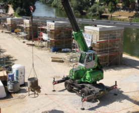 Grues mobiles  télescopiques Sennebogen 608 Multicrane