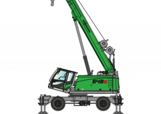 Grues mobiles  télescopiques Sennebogen 643E