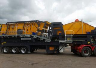 Installation de criblage mobile Tesab DWP450 