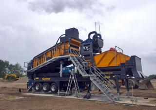 Installation de criblage mobile Tesab DWP450 