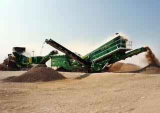 Installation de criblage mobile McCloskey S190 3-Deck