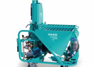 Machines de pulvérisation et de transport de mortier Imer Koine Dual