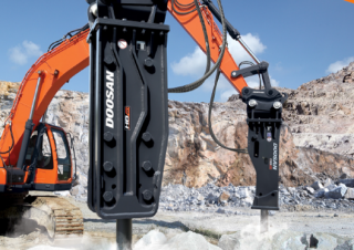 Pièces jointes Marteaux -piqueurs hydrauliques Doosan HB03