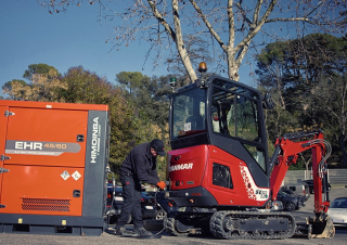 Pelles électriques sur chenilles Yanmar SV17e