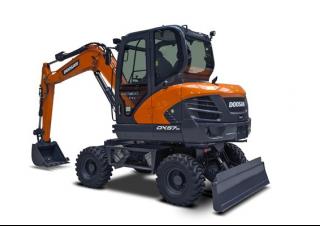 Excavatrice sur pneus Doosan DX57W-5