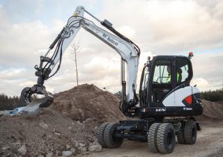 Excavatrice sur pneus Bobcat E57W